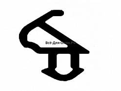 Уплотнительная резина для окон и дверей KBE, УСИЛЕННАЯ